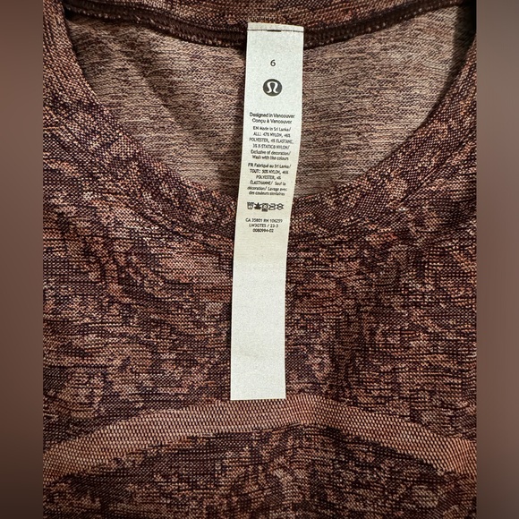 NWT!! Lululemon Swiftly Relaxed Long Sleave - Picture 3 of 5
